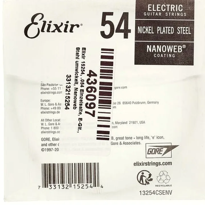 Test, Avis : Elixir .054 Electric Guitar