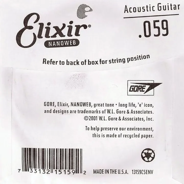 Test, Avis : Elixir .059 Western Bronze 80/20