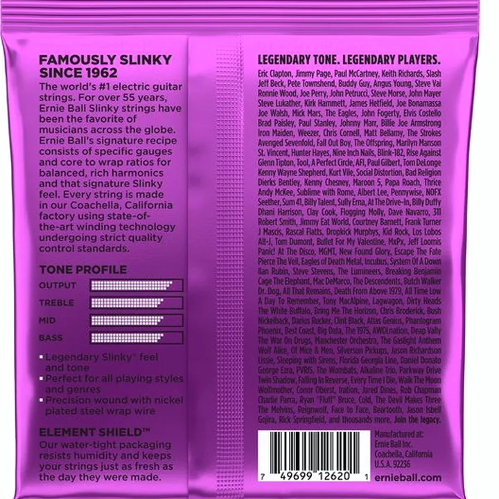 Test, Avis Ernie Ball 2620