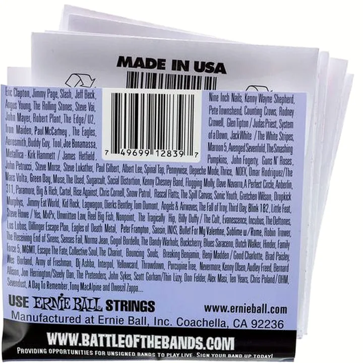 Test, Avis : Ernie Ball 2839 Slinky Baritone