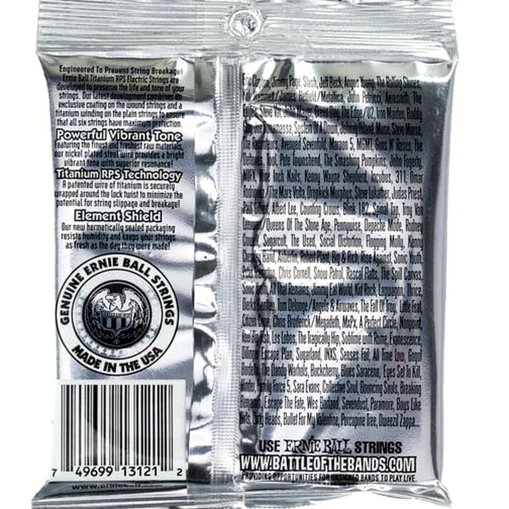Test, Avis : Ernie Ball 3121 Regular