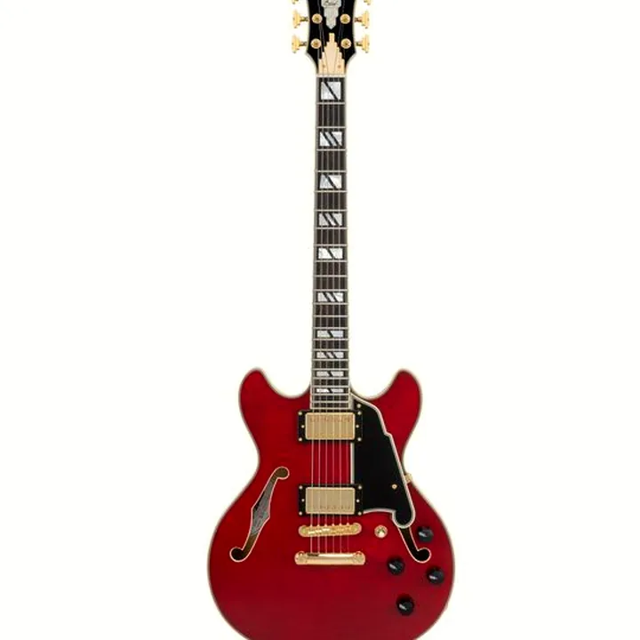 Test & Avis Guitare DAngelico Excel Mini DC Trans Cherry 25