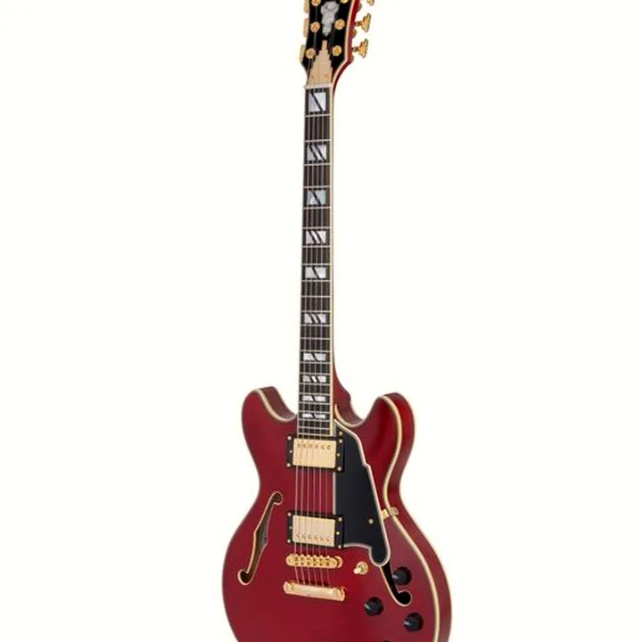 Test & Avis Guitare DAngelico Excel Mini DC Trans Cherry 25