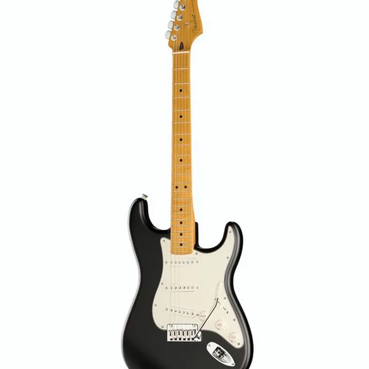 Test, Avis Guitare Fender Exclusive Ens Strat MN STN BLK