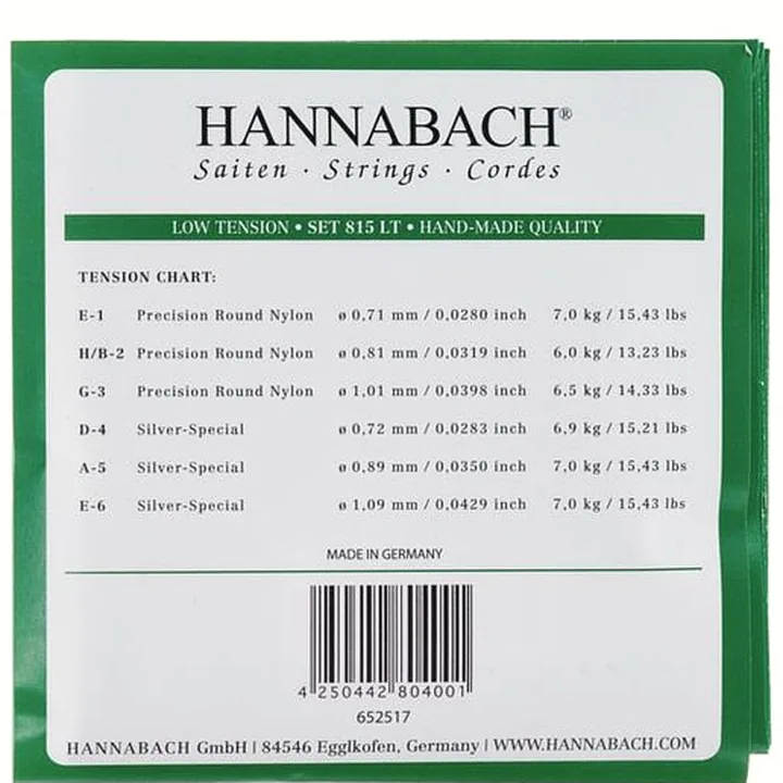 Test & Avis Hannabach 815LT Green