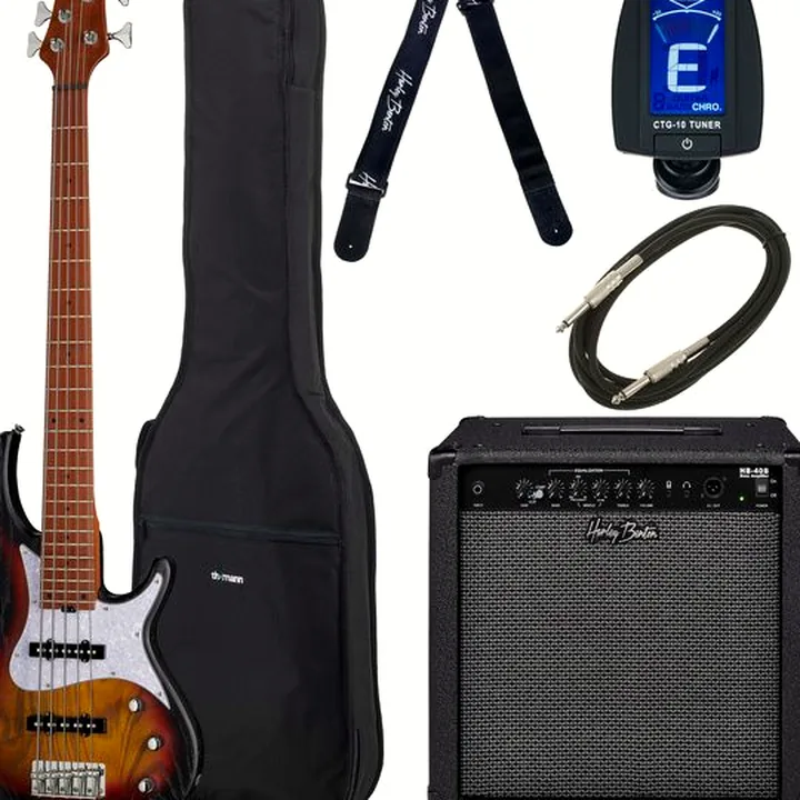 Harley Benton JJ-55OP Sunburst Bundle