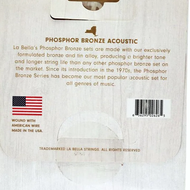 Test, Avis La Bella BG-M Phosphor Bronze Baritone