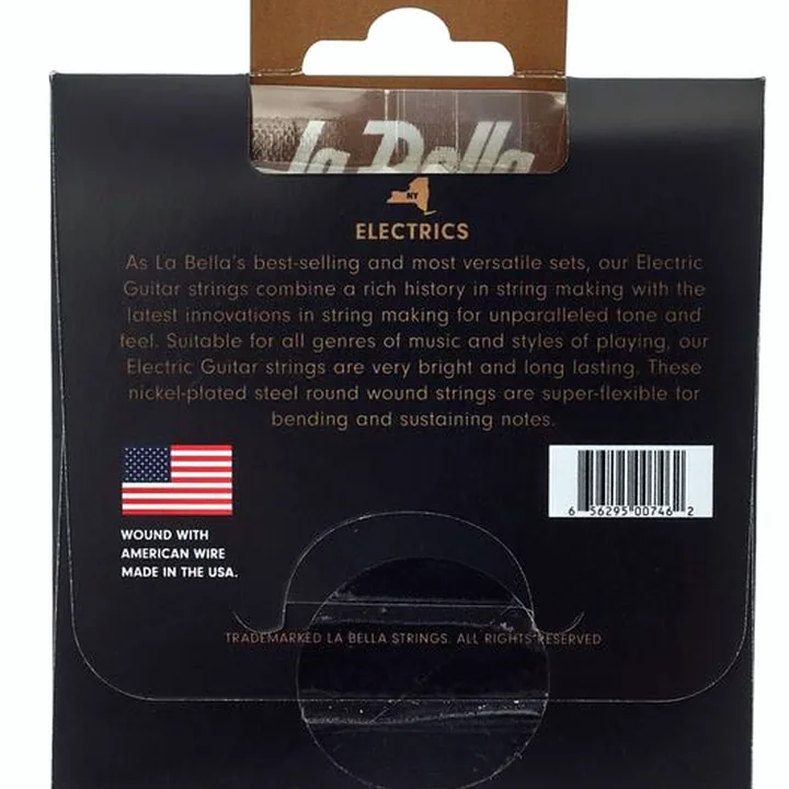 Test & Avis : La Bella HRS-BL El. Guitar RWNP