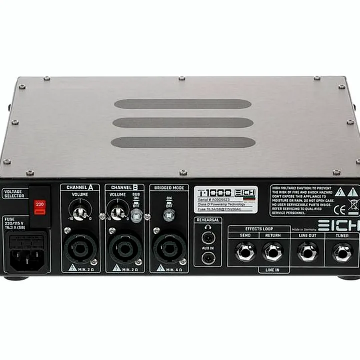 Test & Avis La tête d’amplification Eich Amplification T1000