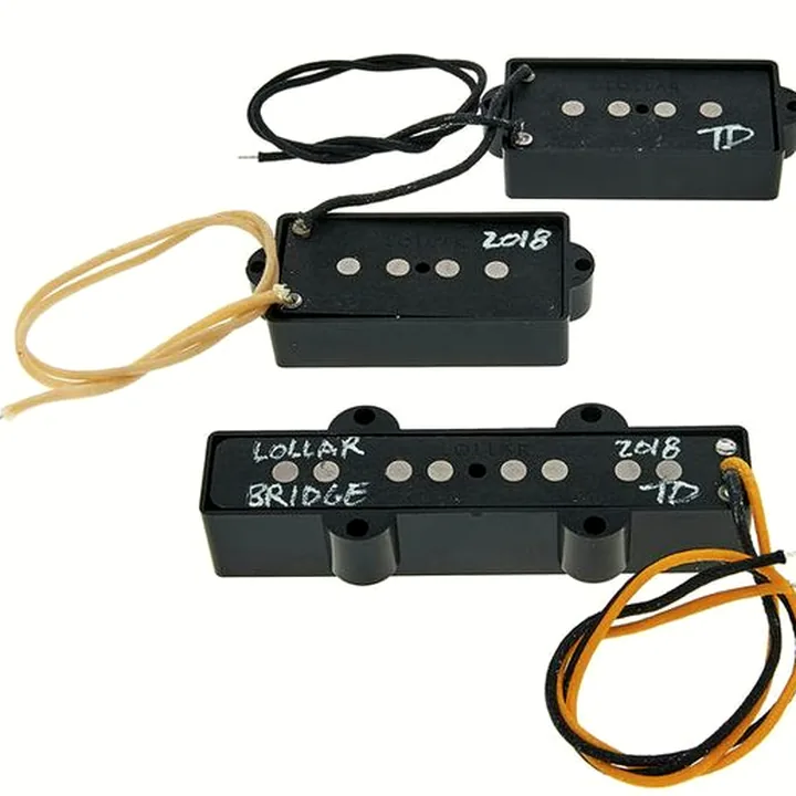 Test, Avis : Lollar PJ-Bass Set HW bridge 4S Black