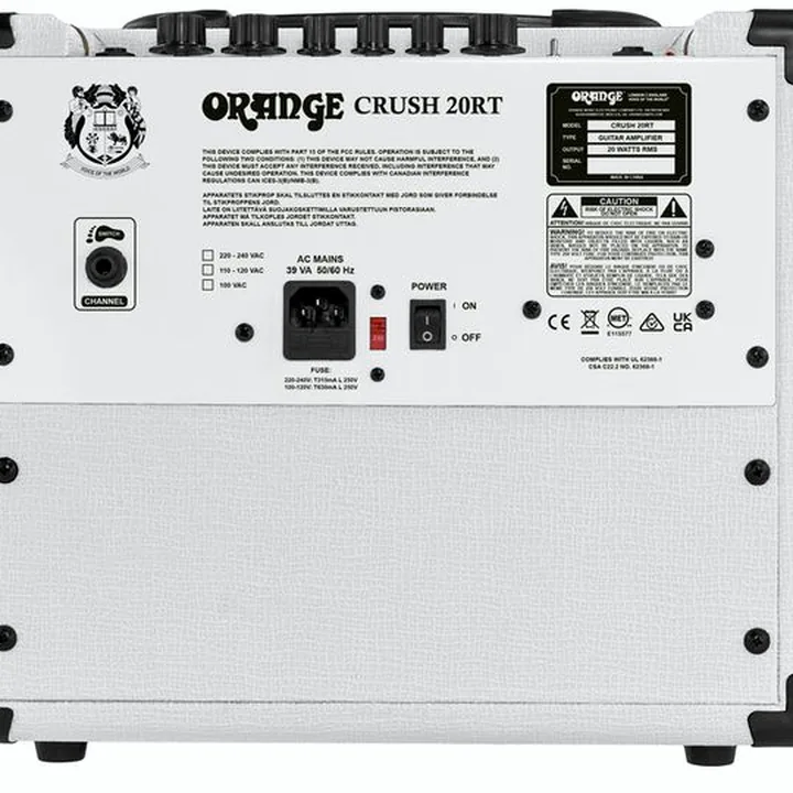 Test, Avis Orange Crush 20 RT Orianthi