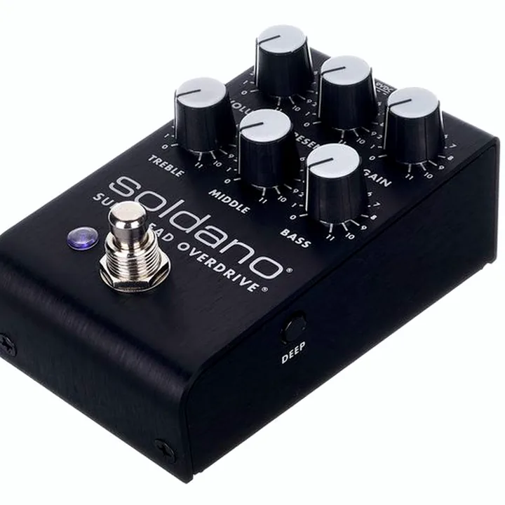 Test & Avis Pédale Soldano SLO Overdrive Black Out LTD