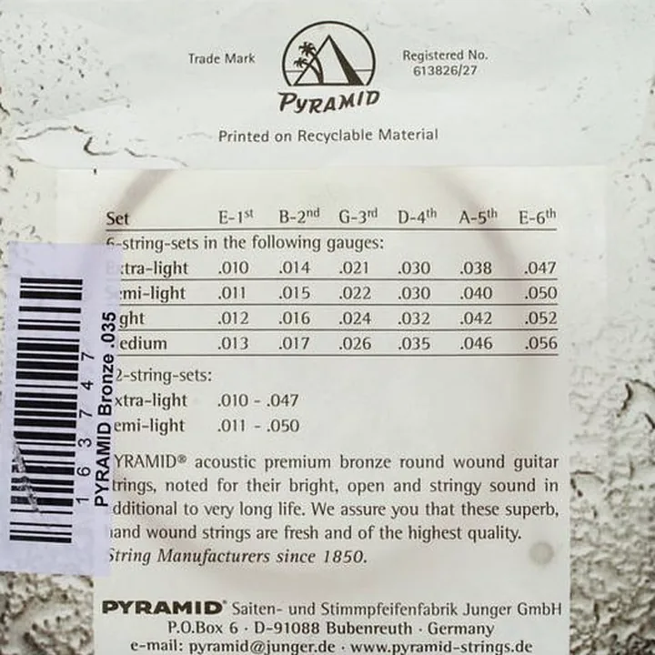 Test, Avis : Pyramid 035 Single String
