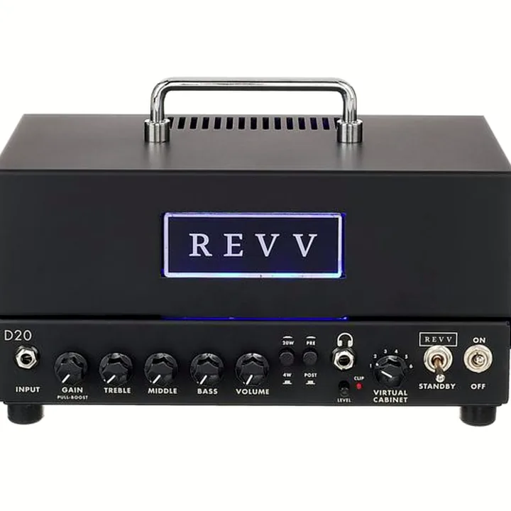Test & Avis Revv D20 Amp Head BK