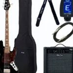Test et Avis Basse électrique Harley Benton MV-5JB Black Set
