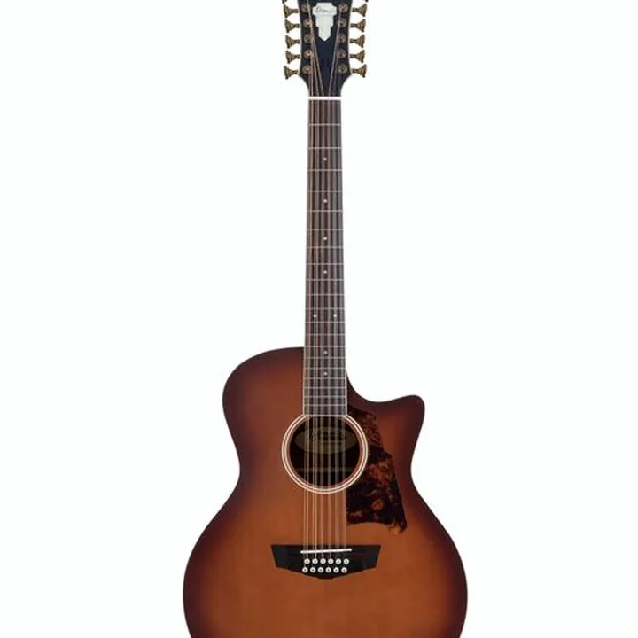 Guitare acoustique DAngelico Premier Fulton Caramel Burst