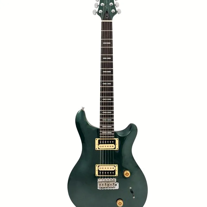 Guitare électrique Larry Carlton Q7 Metallic Green