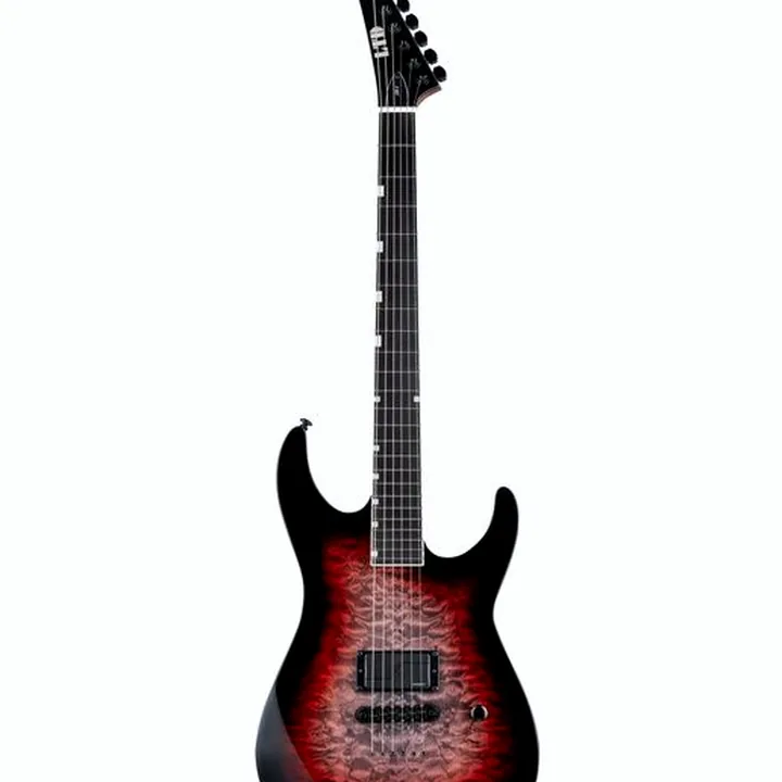 Test et Avis de la guitare ESP LTD JM-I QM Deep Blood Moon