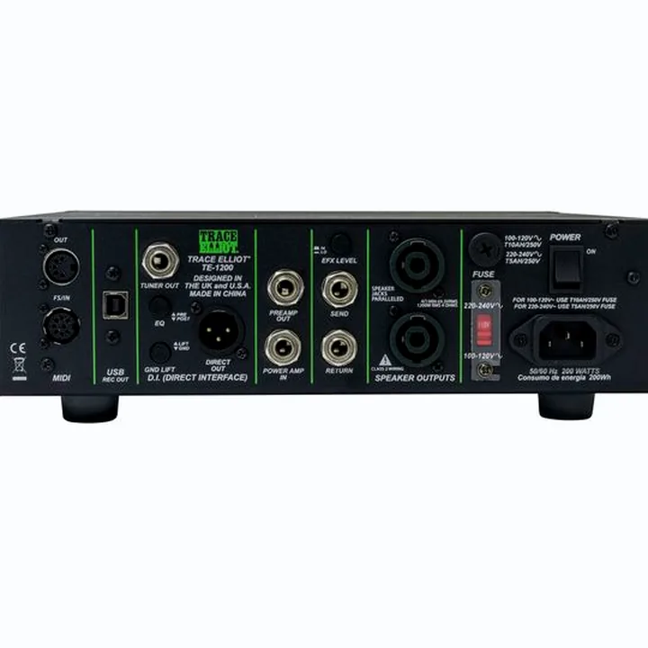 Test et Avis de l’amplificateur pour basse électrique Trace Elliot TE-1200 Bass Amp Head