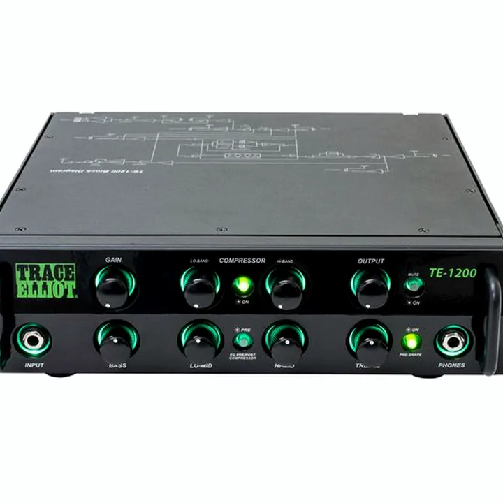 Test et Avis de l’amplificateur pour basse électrique Trace Elliot TE-1200 Bass Amp Head