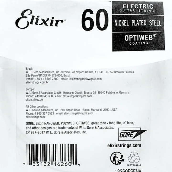 Test et Avis : Elixir 0.60 Optiweb Electric Guitar