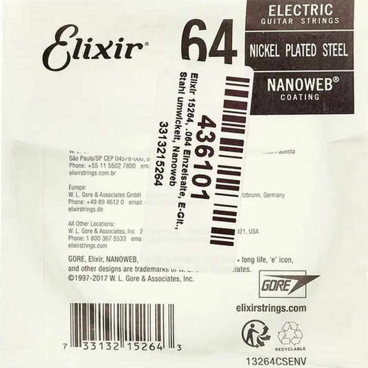 Test et Avis : Elixir .064 Electric Guitar