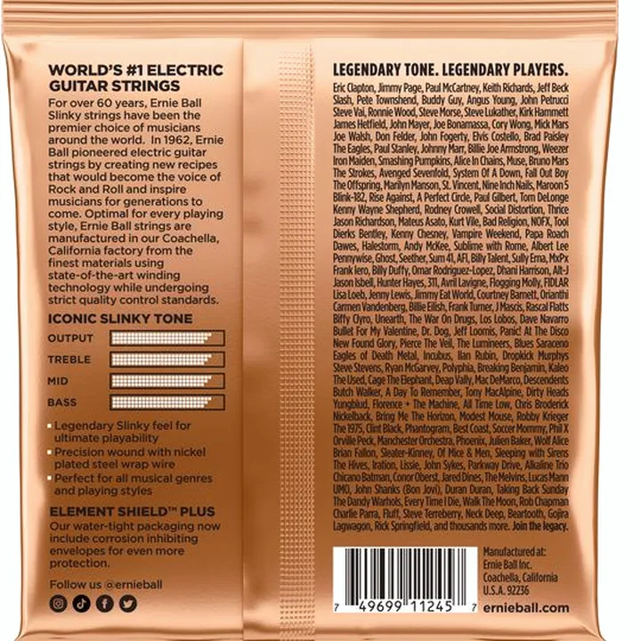 Test et Avis Ernie Ball Turbo Slinky 3-pack 3224