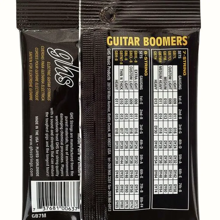 Test et Avis : GHS GB 7M-Boomers