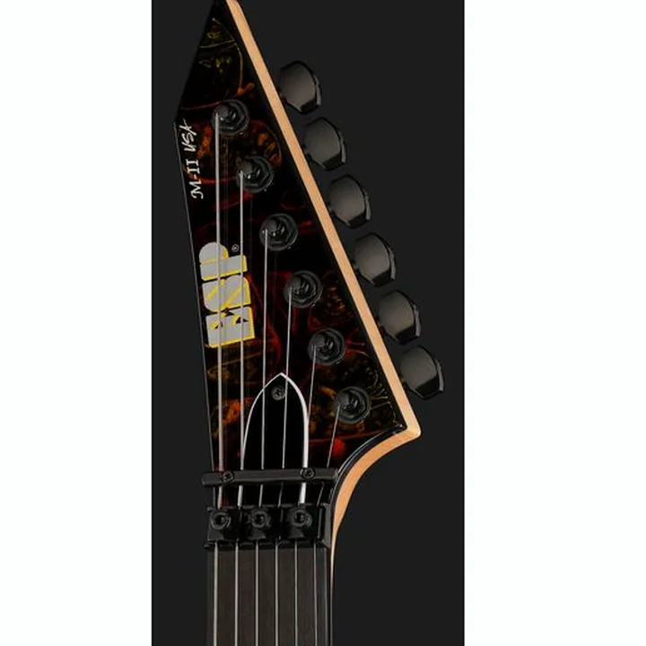 Test et Avis Guitare ESP M-II FR DLX SC SD BH HELLFIRE