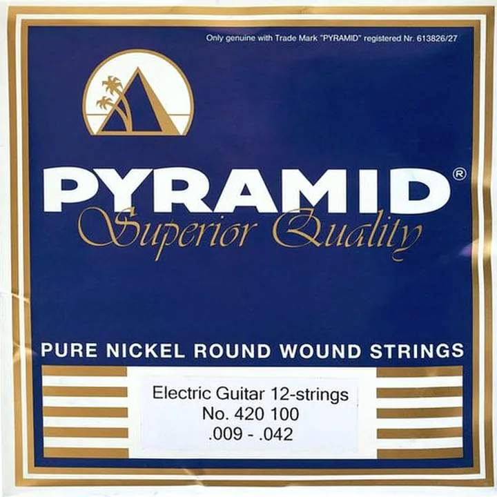 Pyramid Pure Nickel 12 String SetLight