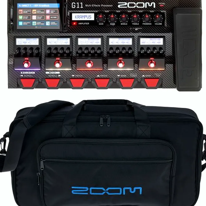 Zoom G 11 Guitar Effect/Bag Bundle