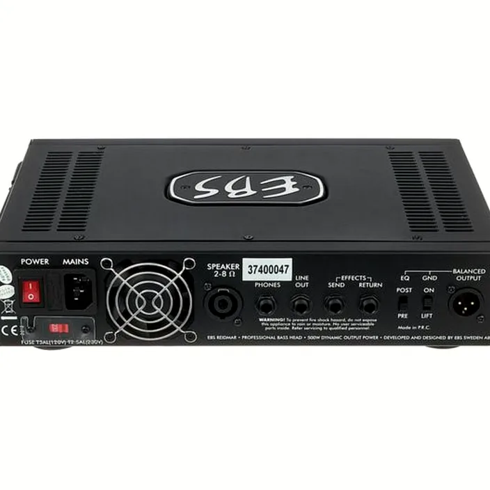 La tête d'ampli EBS Reidmar 502 : Test, Avis et Comparatif