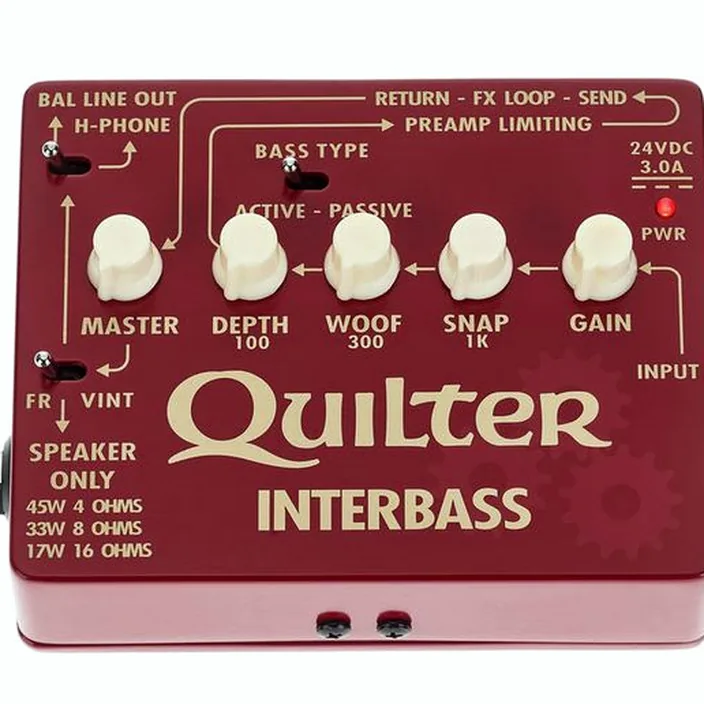 La tête d'amplification Quilter Interbass 45 , Avis & Test