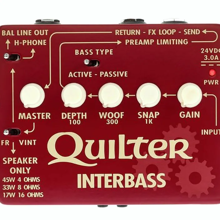 La tête d'amplification Quilter Interbass 45 , Avis & Test