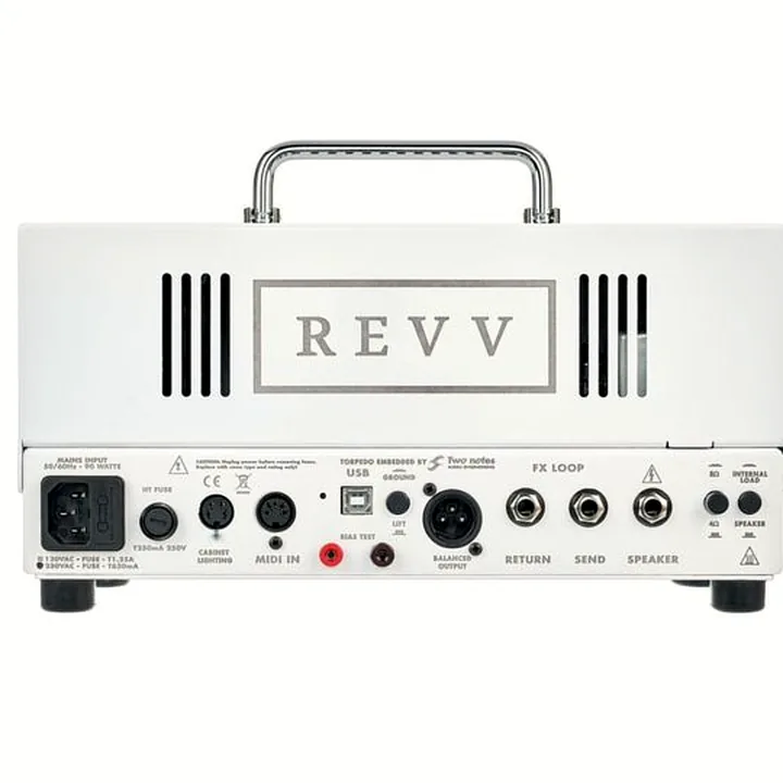Tête d’ampli Revv D20 Amp Head WH Test, Avis & Comparatif