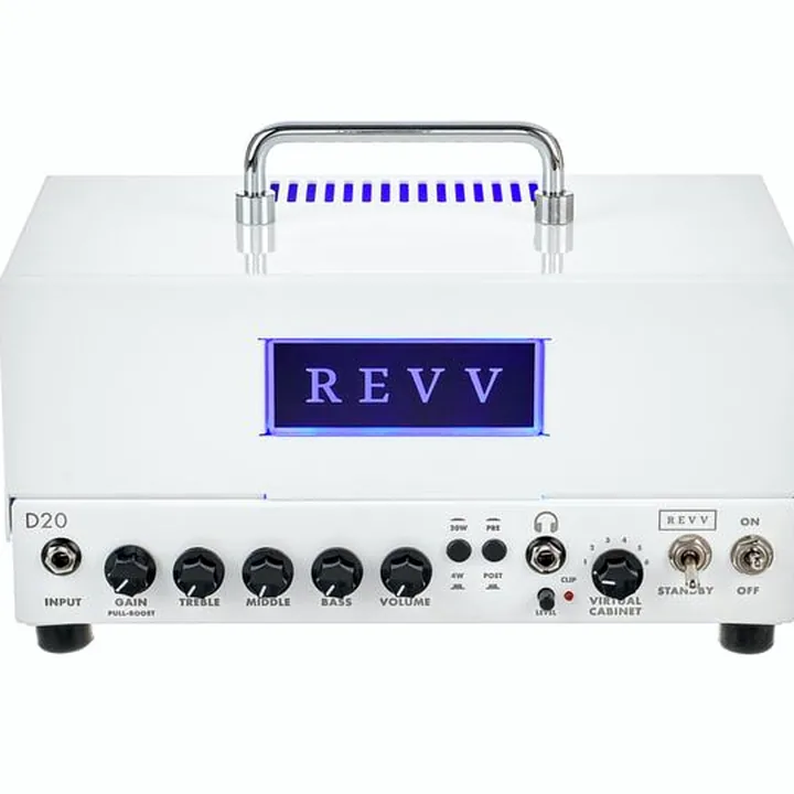 Tête d’ampli Revv D20 Amp Head WH Test, Avis & Comparatif