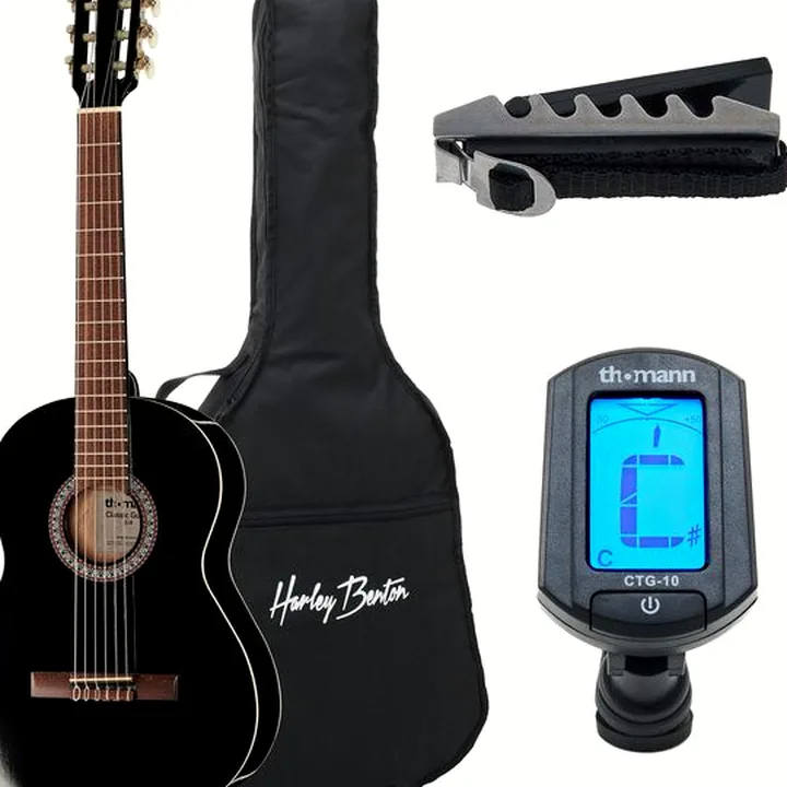 Thomann Classic Guitar 3/4 BK Bundle