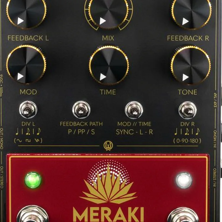Walrus Audio Meraki Red Stereo Delay